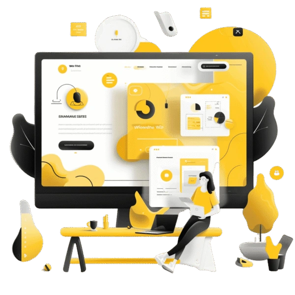 Creative website design and development services offered by the best digital marketing company for businesses.